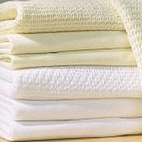Pack of three Terry sheets 80% cotton, 20% polyest