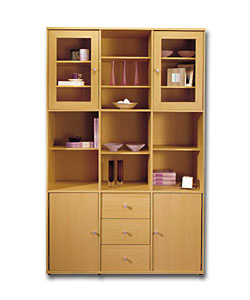 Beech Large Wall Unit