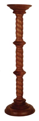 BEECH PLANT STAND BARLEY TWIST