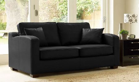 Unbranded Breton Sofa Bed 2 Seater Foam Mattress - Black