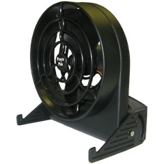 The PoochPlus Cage-Cooler fan is great for use at home or while travelling. This super-quiet, 2 spee