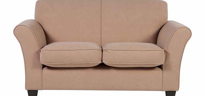 Unbranded Caitlin Regular Fabric Sofa - Mink