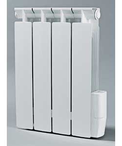 Electric box heat settings from 5c until 30c radiator with 4 heat convections.Aluminium radiator wit