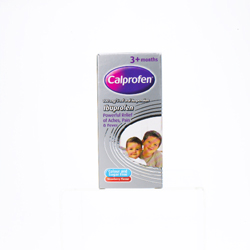 Calprofen is a strawberry flavoured Ibuprofen suspension for babies and children. It is used for the