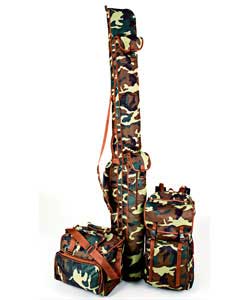 Unbranded Camouflage 3 Piece Luggage Set