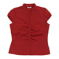 sleeves,cap,cotton,60%,machine,button,v,5%,blouses