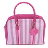 Stylish pink n` stripey overnight vanity bag - perfect for a princess that loves to PARTY!