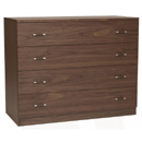 Cappuccino 4 drawer chest furniture