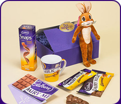 The perfect gift for Cadbury Caramel chocolate lovers! A luxuriously soft Cadbury Caramel bunny with