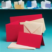 Pack of 16 blank cards with white envelopes. Size 16.2 x 11.4cm (6½ x 4½&quote;) and