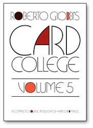 Card College Volume 5 - Roberto Giobbi