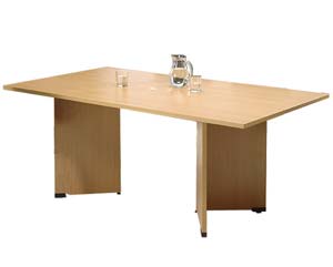 Unbranded Carey wooden leg rectangular table