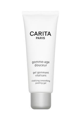 A fresh gel rich in exfoliating micro-grains. It is a complete skincare product that refines the
