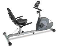 An exercise cycle offers a low impact work-out and