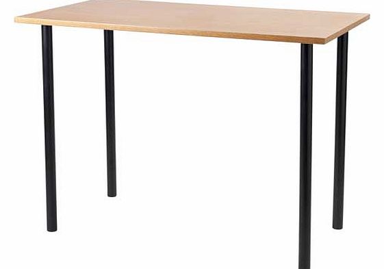 This Carly Oak Desk is a simple yet effective piece of furniture. The simplistic design allows you to place a number of key items on it such as a laptop or most monitors. making it an ideal addition to a home study or office. With easy cable access i