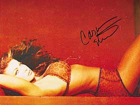 Carmen Electra autograph on 10x8 photograph
