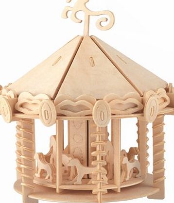 Unbranded Carousel - Woodcraft Construction Kit- Quay