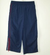 Elasticated waist navy trousers with 2 front pockets