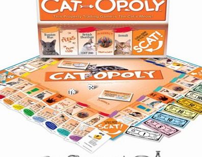 Unbranded Cat-Opoly Board Game 5158S