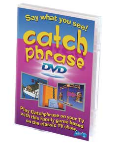 Play Catch Phrase on your DVD player. The interactive game generates images just like the TV show