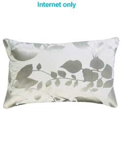 Unbranded Catherine Lansfield Harmony Cushion - Silver