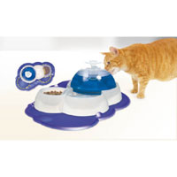 Catit Fountain Placemat cat Bowl Mat Designed to be used with the Catit Chilled Cat Water Fountain