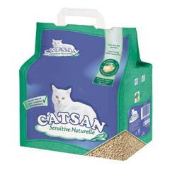 This cat litter is made from softwood granules, which is totally natural and completely biodegradabl
