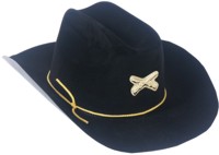 Cavalry Hat - Black Flock with Band