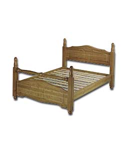 Caversham Solid Pine Double Bed/Rail End - Frame Only
