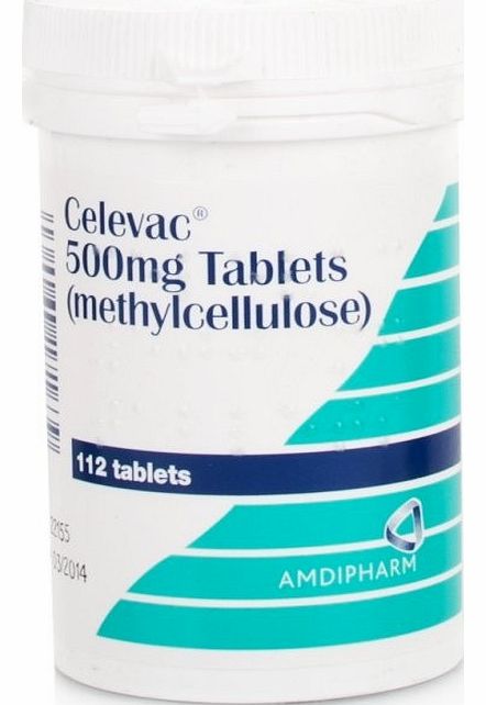 Celevac 500mg Tablets with the active ingredient methylcellulose works as a bulking agent and therefore has the ability to not only relieve the symptoms of constipation and diarrhoea, but can also suppress and control appetite. When taken orally, met