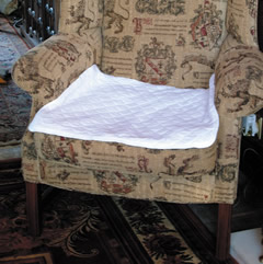 Chair Cover - Burgundy Bedding