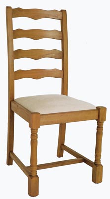 CHAIR LADDER BACK WITH MDF SEAT