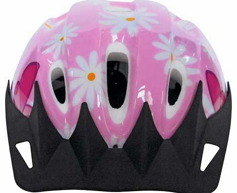 This Challenge Bike Helmet combines style and crucially. safety to make this very pretty kids bicycle helmet. Girly floral design with daisy print will make your little girl look fashionable as she rides. Designed to offer secure protection to the he