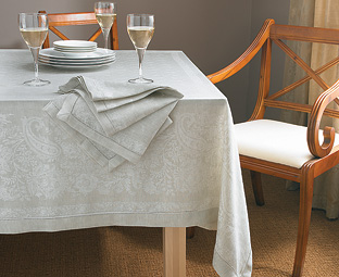 Unbranded Chamarande Rect Tablecloth 170 x 300 - Galet