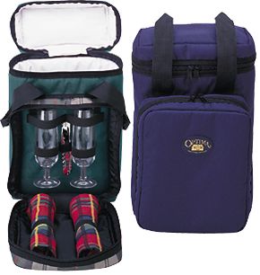 champagne picnic cool bag backpack