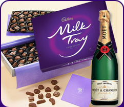 A fabulous gift for someone really special. A 600g presentation Cadbury Milk Tray Gift Box together 