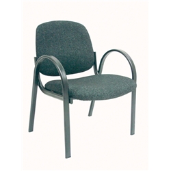 Charcoal Futura Reception Range Arm Chair.