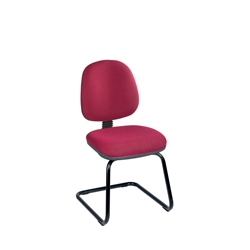 Charcoal High Back Visitor Chair. Adjustable
