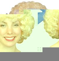 You need to talk in a high pitched squeaky American accent to pull off this wig! It works as a