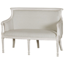 Chateau white painted 2 seater settee furniture