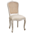 Chateau white painted Bordeux dining chair