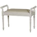 Chateau white painted Josephine stool furniture