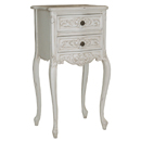 Chateau white painted nightstand furniture