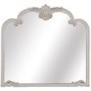 Chateau white painted over mantle mirror furniture
