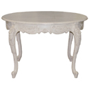 Chateau white painted round dining table furniture