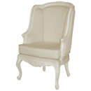 Chateau white painted wing chair furniture