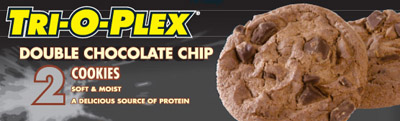 Unbranded Chef Jay`s Tri-O-Plex Cookies - Double Chocolate