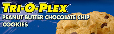 Unbranded Chef Jay`s Tri-O-Plex Cookies - Peanut Chocolate