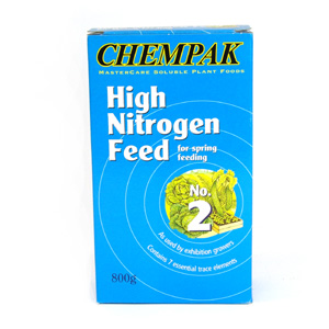 Used by exhibition growers  this greenhouse and garden fertilizer has a high nitrogen content  which
