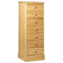 Chene oak 7 drawer wellington chest furniture